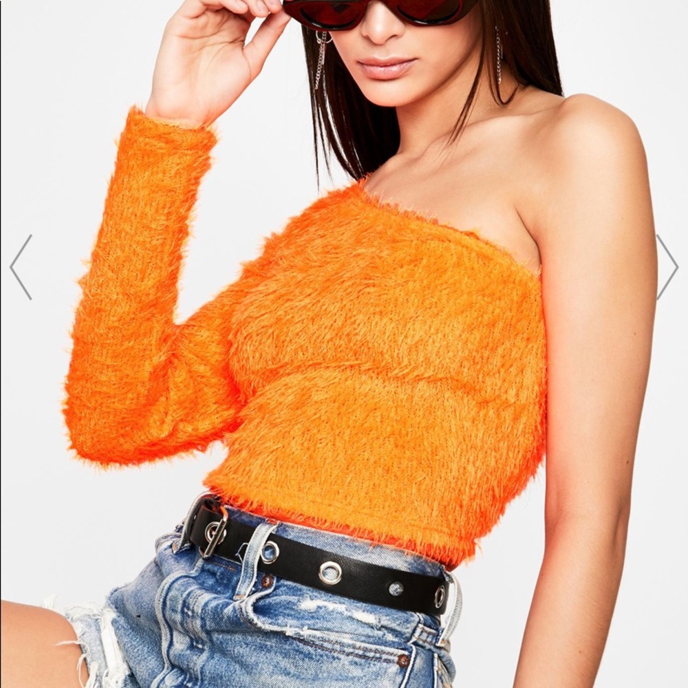 One Sleeve Crop Top